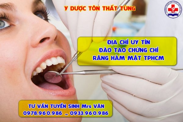 Học chứng chỉ răng hàm mặt online ở đâu tại TPCHM
